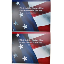 Moneta, Stati Uniti, Set, 2020, cent to dollar, SPL, N.C.