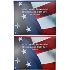 Moneta, Stati Uniti, Set, 2020, cent to dollar, SPL, N.C.