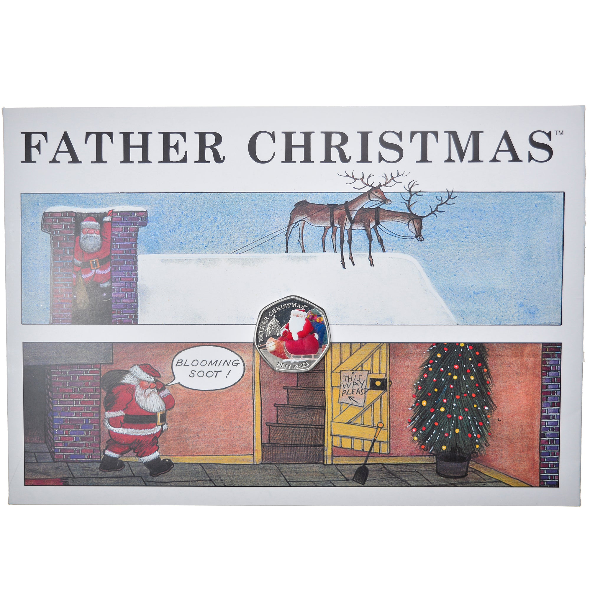 Monnaie, Océan Indien Britannique, 50 Pence, 2020, Father Christmas, SPL