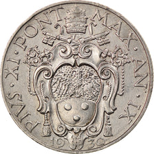 Moneda, CIUDAD DEL VATICANO, Pius XI, 50 Centesimi, 1930, Roma, MBC, Níquel