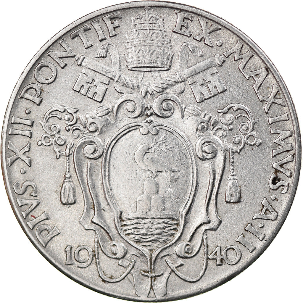 Monnaie, Cité du Vatican, Pius XII, 20 Centesimi, 1940, Roma, SUP, Stainless