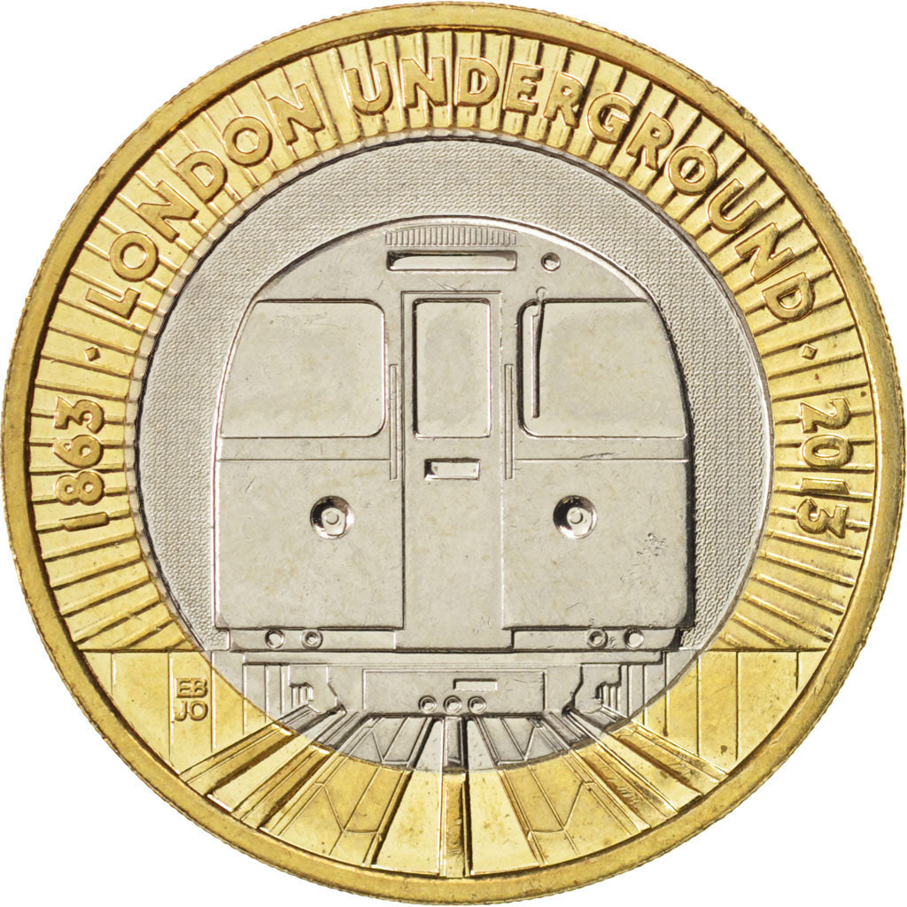 GREAT BRITAIN, 2 Pounds, 2013, KM #1239, MS(63), Bi-Metallic, 28.4, 11.90