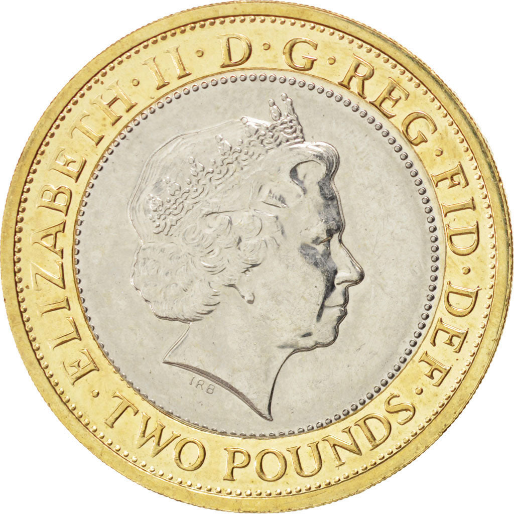 GREAT BRITAIN, 2 Pounds, 2013, KM #1239, MS(63), Bi-Metallic, 28.4, 11.90