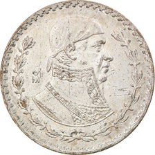 Moneda, México, Peso, 1961, Mexico City, MBC, Plata, KM:459