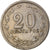 Coin, Argentina, 20 Centavos, 1921, VF(30-35), Copper-nickel, KM:36