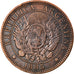 Moneta, Argentina, 2 Centavos, 1885, BB, Bronzo, KM:33