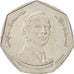 JORDAN, 1/2 Dinar, 1980, KM #42, MS(60-62), Copper-Nickel, 16.79