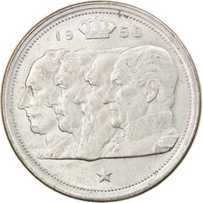 Moneta, Belgio, 100 Francs, 100 Frank, 1950, BB, Argento, KM:138.1