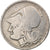 Coin, Greece, 2 Drachmai, 1926, VF(30-35), Copper-nickel, KM:70