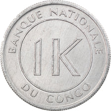 Monnaie, CONGO, DEMOCRATIC REPUBLIC, Likuta, 1967, SUP, Aluminium, KM:8