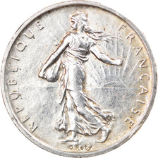 Munten, Frankrijk, Semeuse, 5 Francs, 1960, Paris, ZF+, Zilver, KM:926