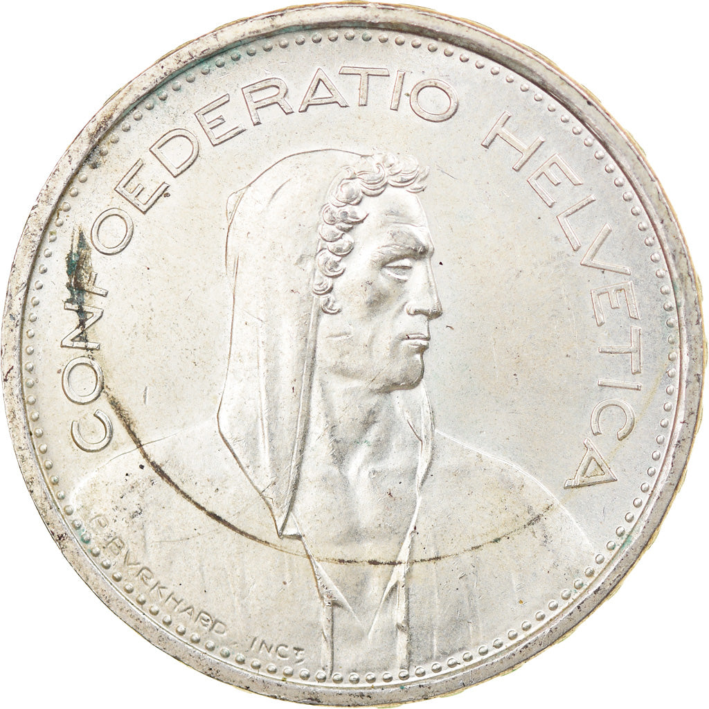 Moneta, Svizzera, 5 Francs, 1967, Bern, BB, Argento, KM:40