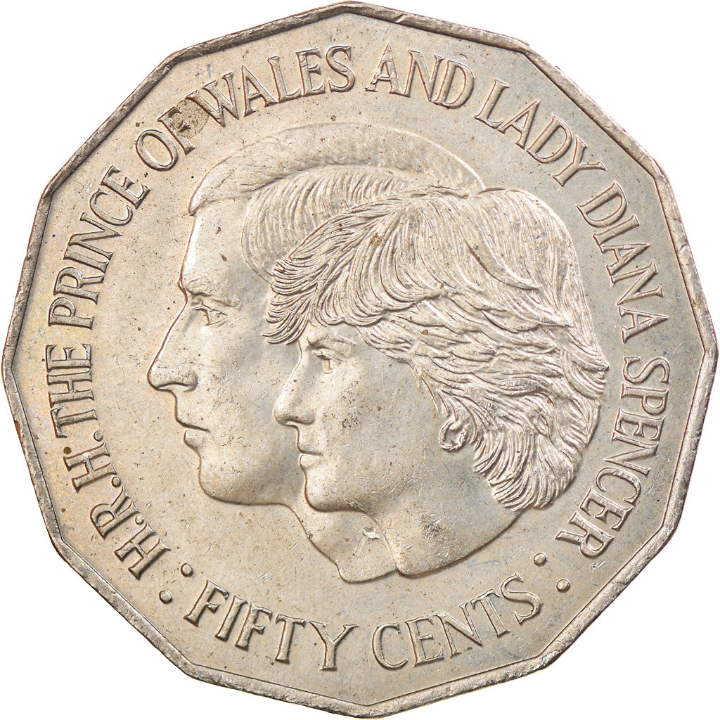 Coin, Australia, Elizabeth II, 50 Cents, 1981, EF(40-45), Copper-nickel, KM:72
