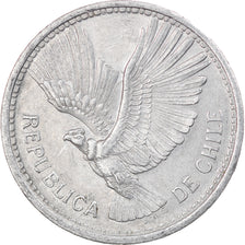 Monnaie, Chile, 10 Pesos, 1956, Santiago, SUP, Aluminium, KM:181