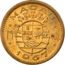 Moneta, Macau, 10 Avos, 1967, SPL-, Nichel-ottone, KM:2a