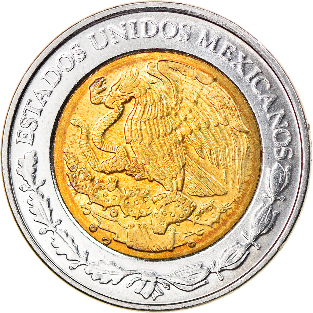 Monnaie, Mexique, Peso, 2001, Mexico City, SUP, Bi-Metallic, KM:603