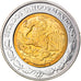 Monnaie, Mexique, Peso, 2001, Mexico City, SUP, Bi-Metallic, KM:603
