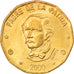 Moneta, Repubblica domenicana, Peso, 2000, SPL-, Ottone, KM:80.2