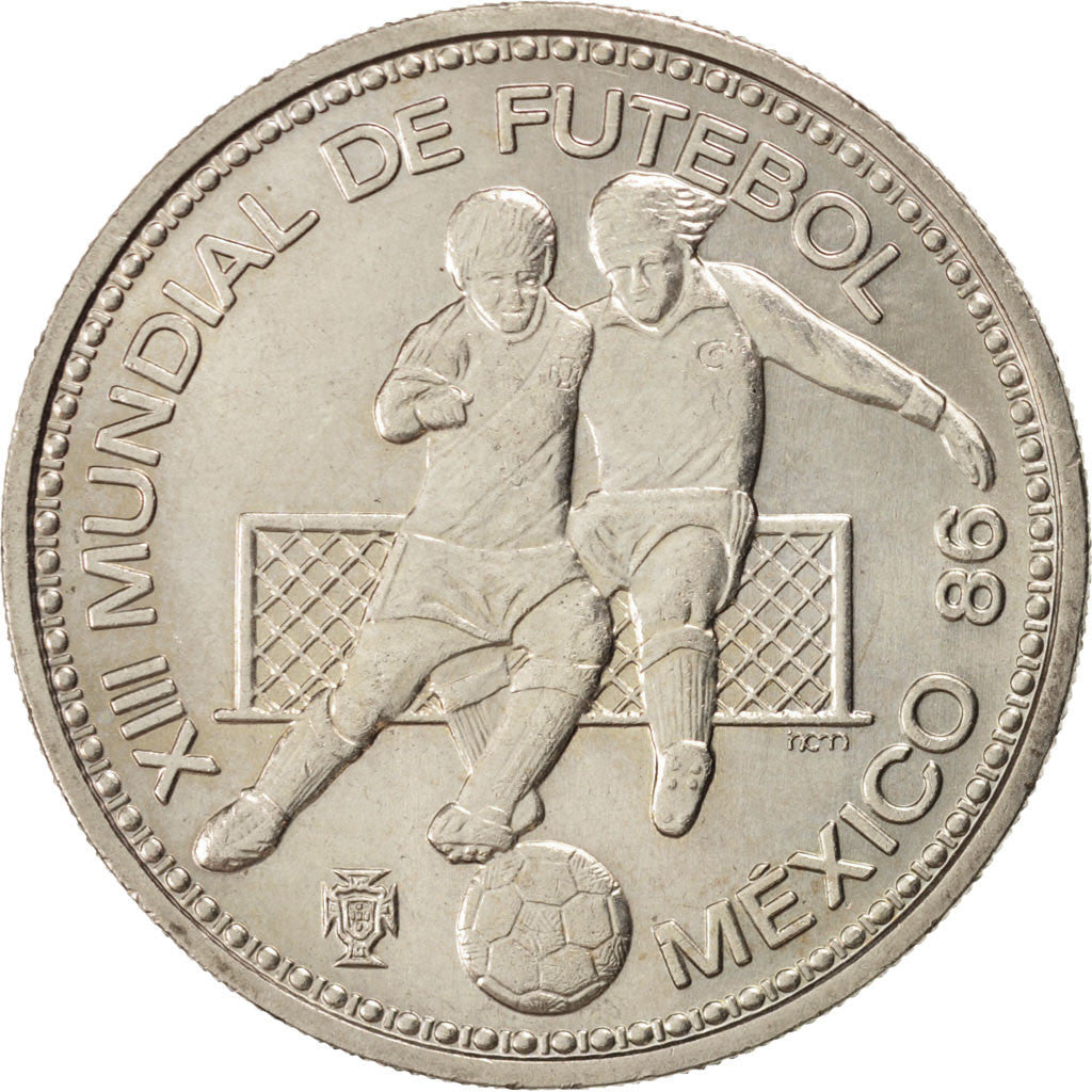 PORTUGAL, 100 Escudos, 1986, Lisbon, KM #637, MS(63), Copper-Nickel, 33.5, 16.40