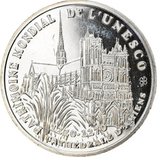 France, Medal, 20 Ecus d'Amiens, Cathédrale, 1994-1995, MS(65-70), Silver
