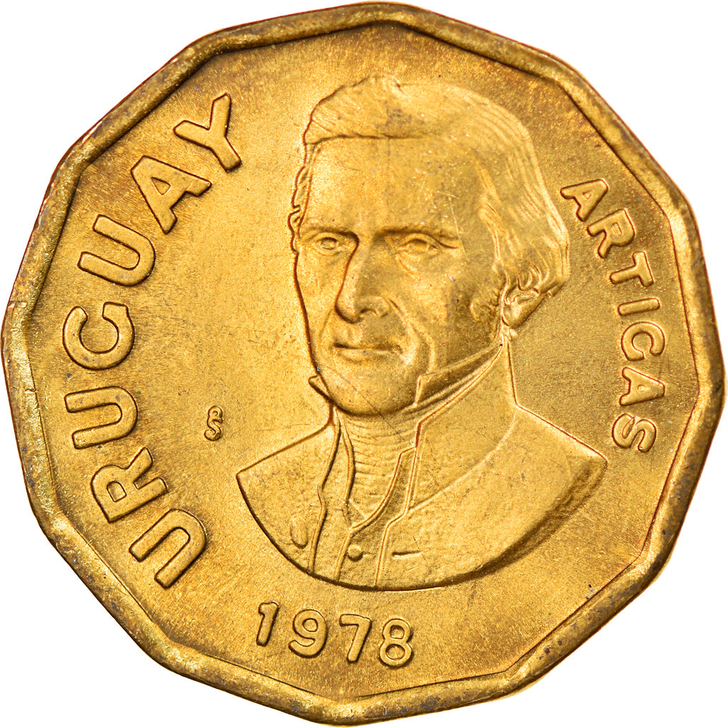 Monnaie, Uruguay, Nuevo Peso, 1978, Santiago, SUP+, Aluminum-Bronze, KM:69