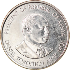 Monnaie, Kenya, Shilling, 1994, British Royal Mint, TTB, Nickel plated steel