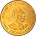 Moneta, Kenya, 10 Cents, 1994, British Royal Mint, BB+, Acciaio placcato ottone