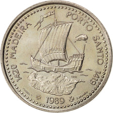 PORTUGAL, 100 Escudos, 1989, KM #647, MS(63), Copper-Nickel, 34, 16.52