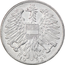 Moneta, Austria, 5 Schilling, 1952, SPL-, Alluminio, KM:2879