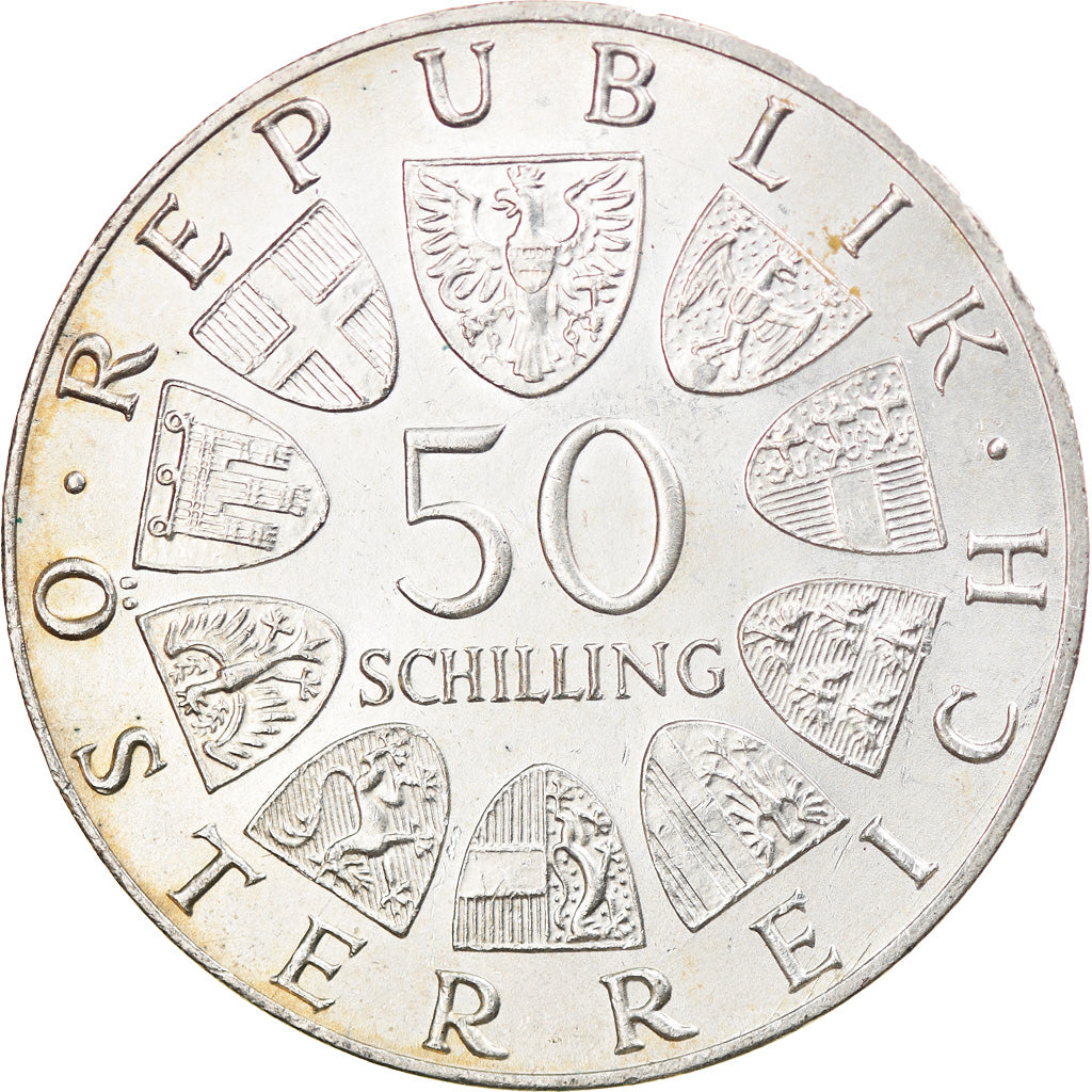Moneta, Austria, 50 Schilling, 1965, SPL-, Argento, KM:2898
