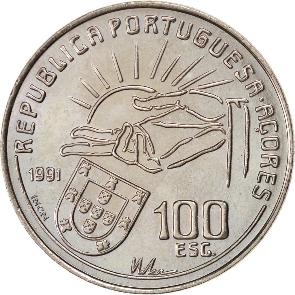Portugal, République, 100 Escudos 1991, KM 664