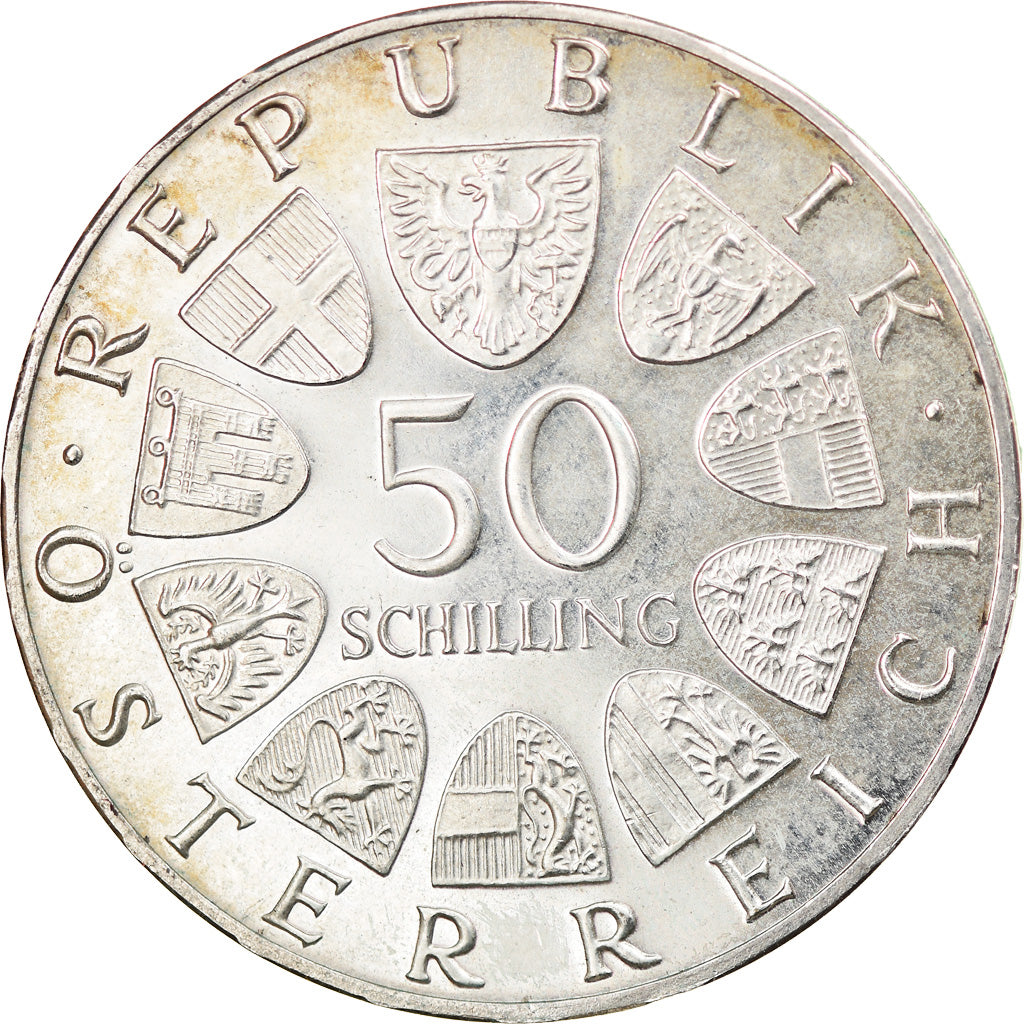 Moneta, Austria, 50 Schilling, 1966, BB, Argento, KM:2900