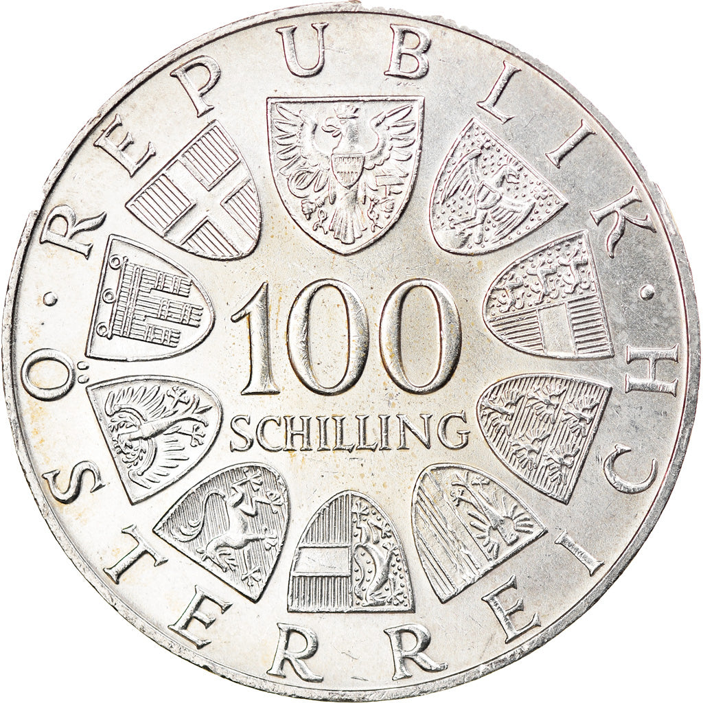Moneta, Austria, 100 Schilling, 1975, SPL-, Argento, KM:2923