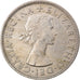 Moeda, Grã-Bretanha, Elizabeth II, 1/2 Crown, 1962, AU(55-58), Cobre-níquel