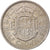 Coin, Great Britain, Elizabeth II, 1/2 Crown, 1962, AU(55-58), Copper-nickel