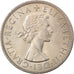 Moneda, Gran Bretaña, Elizabeth II, 1/2 Crown, 1963, EBC+, Cobre - níquel