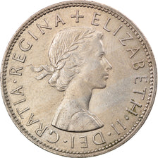 Münze, Großbritannien, Elizabeth II, 1/2 Crown, 1964, VZ, Copper-nickel