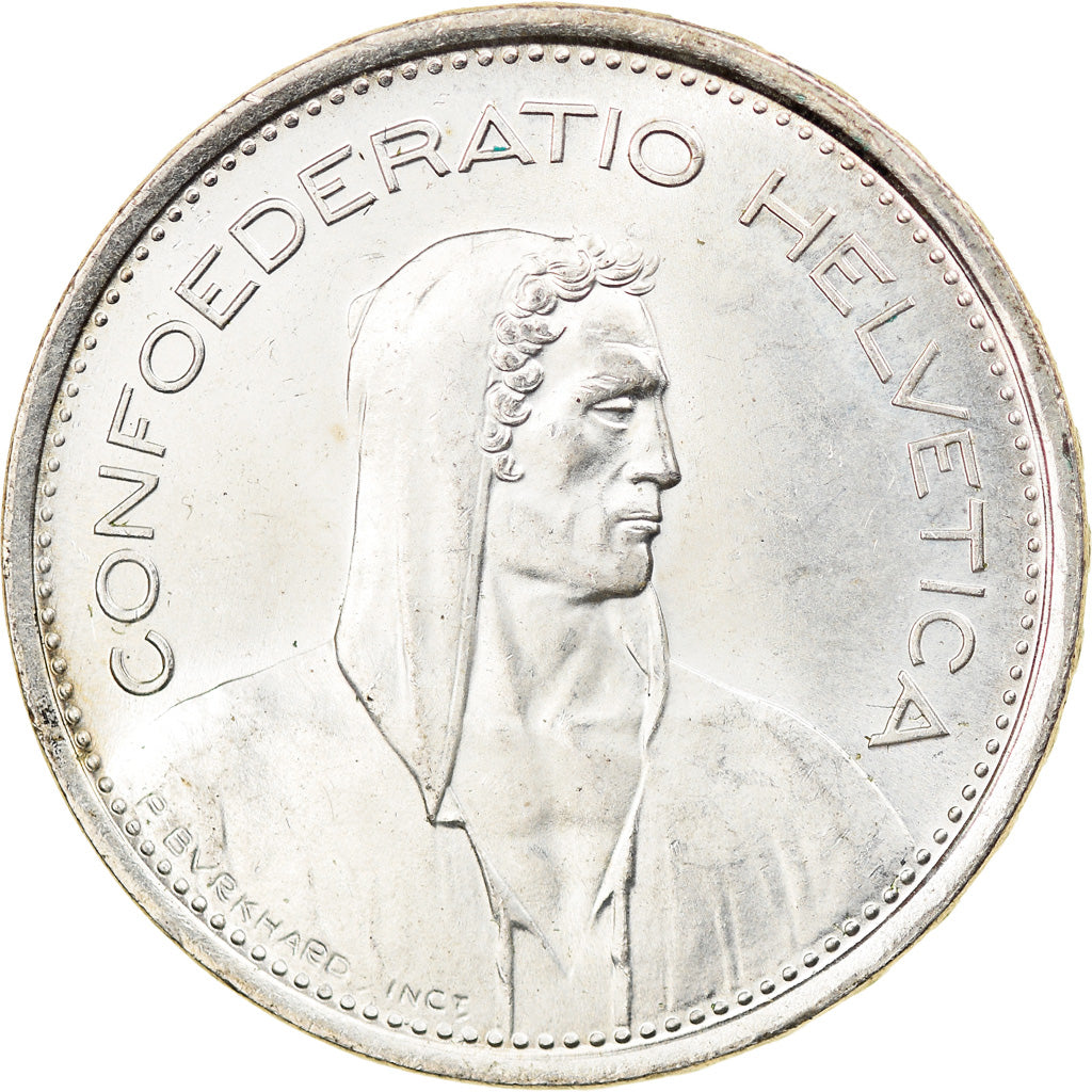 Moneta, Svizzera, 5 Francs, 1969, Bern, SPL, Argento, KM:40