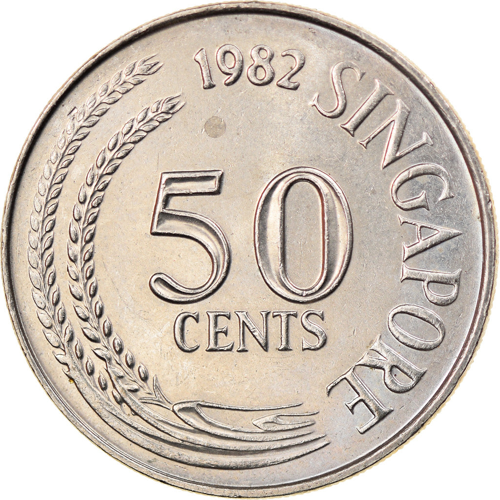 Monnaie, Singapour, 50 Cents, 1982, Singapore Mint, SUP, Copper-nickel, KM:5