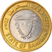 Moeda, Barém, 100 Fils, 2001/AH1422, EF(40-45), Bimetálico, KM:20