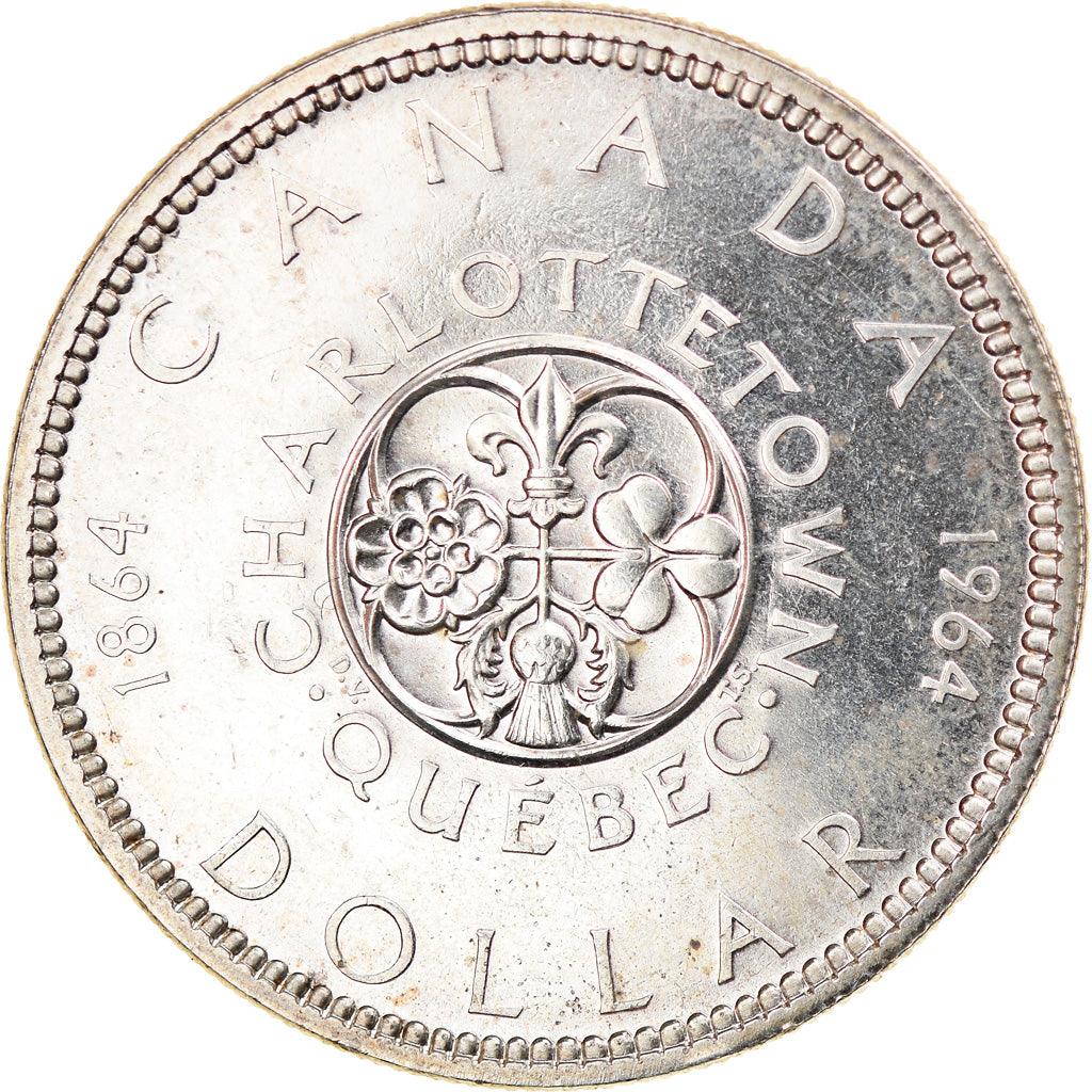 Münze, Kanada, Elizabeth II, Dollar, 1964, Royal Canadian Mint, Ottawa, VZ