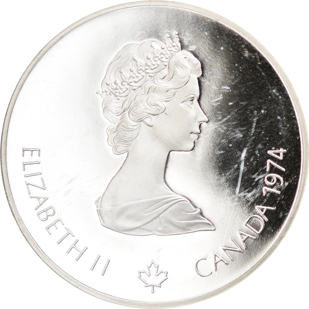 Moneta, Canada, Elizabeth II, 5 Dollars, 1974, Royal Canadian Mint, Ottawa