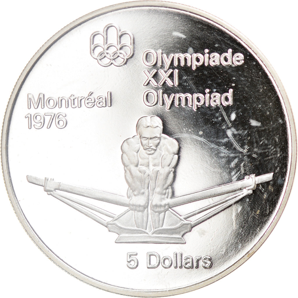 Moneta, Canada, Elizabeth II, 5 Dollars, 1974, Royal Canadian Mint, Ottawa