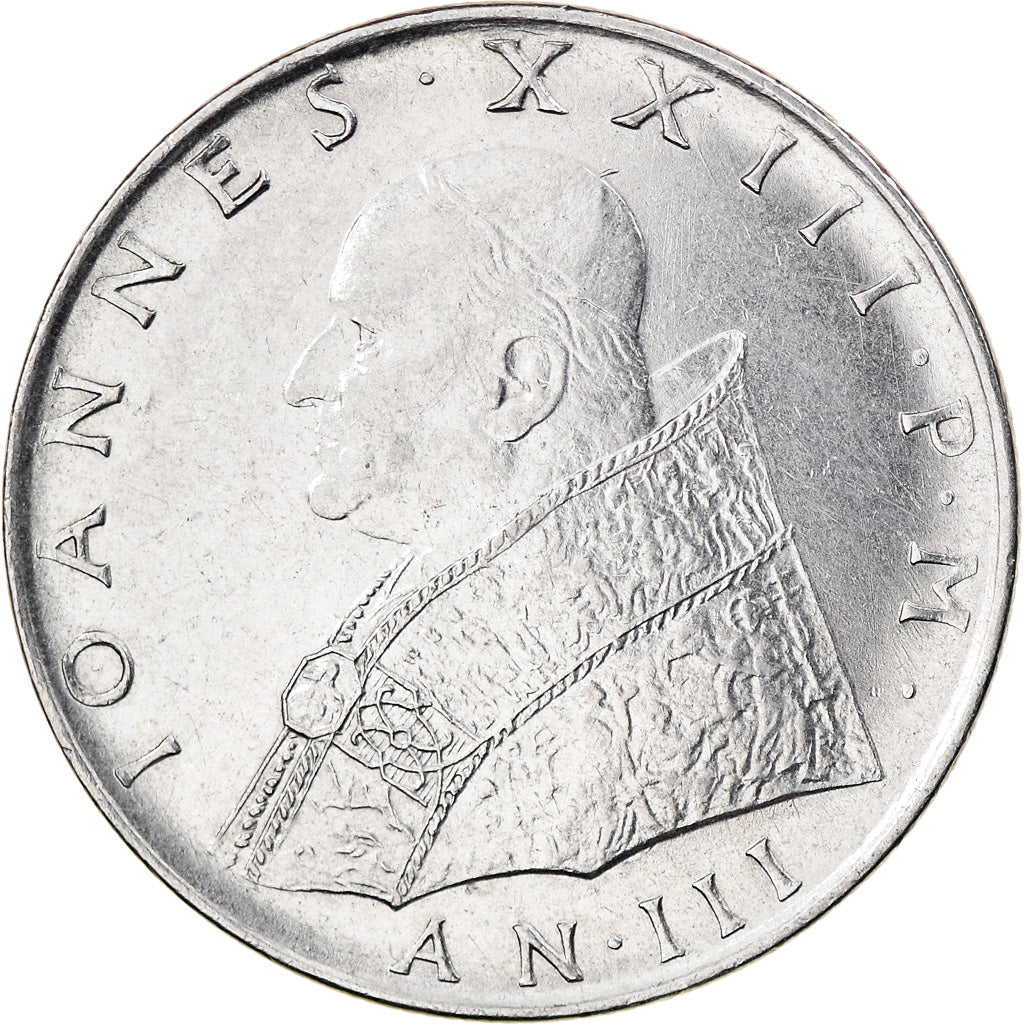 Monnaie, Cité du Vatican, John XXIII, 100 Lire, 1961, Roma, SUP, Stainless