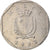 Moneta, Malta, 50 Cents, 1991, British Royal Mint, BB, Rame-nichel, KM:98