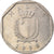 Coin, Malta, 50 Cents, 1998, British Royal Mint, EF(40-45), Copper-nickel, KM:98