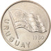 Moneda, Uruguay, 5 Nuevos Pesos, 1980, Santiago, EBC, Cobre - níquel - cinc