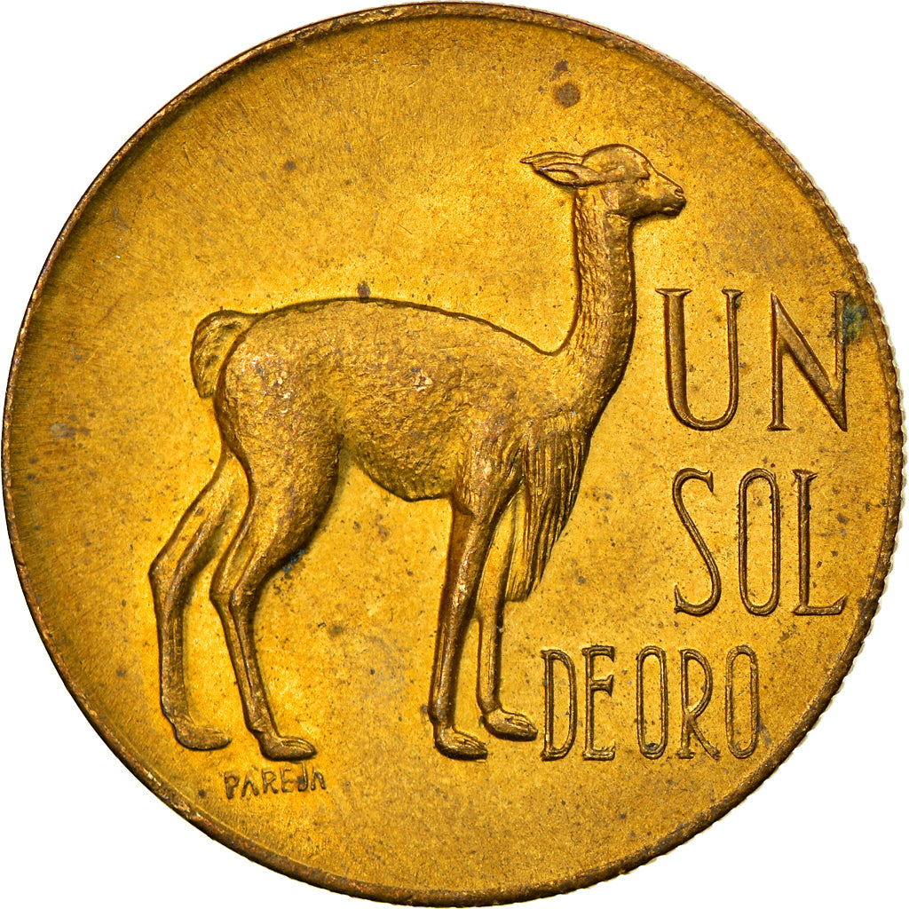 Moneta, Perù, Sol, 1968, Lima, SPL-, Ottone, KM:248