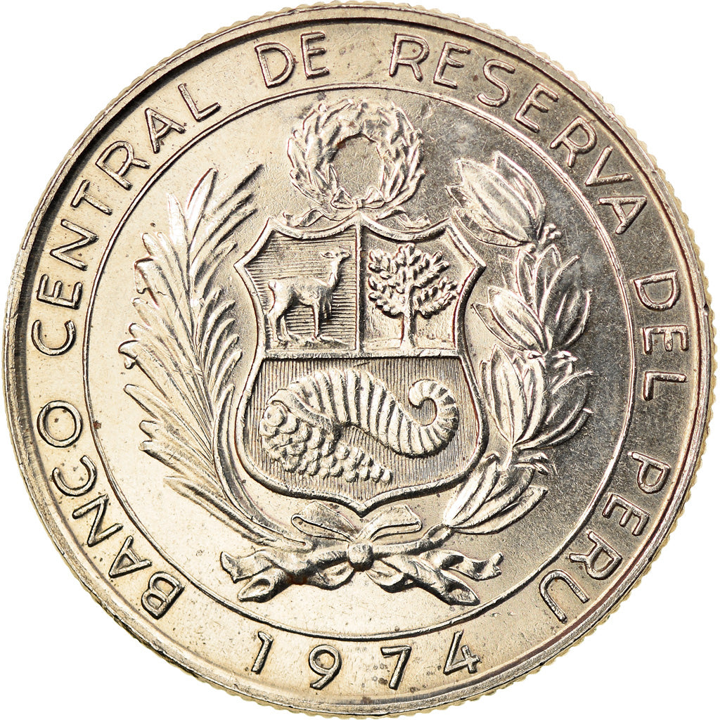Monnaie, Pérou, 10 Soles, 1974, Lima, SUP, Copper-nickel, KM:258