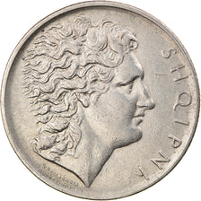 Coin, Albania, Lek, 1930, Rome, AU(55-58), Nickel, KM:5